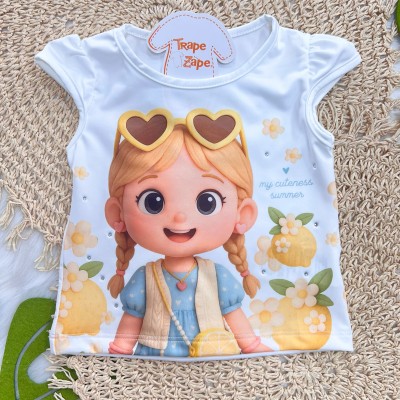 Conj My Cuteness Summer Verde Agua Limões 